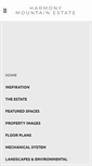 Mobile Screenshot of harmonymountainestate.com